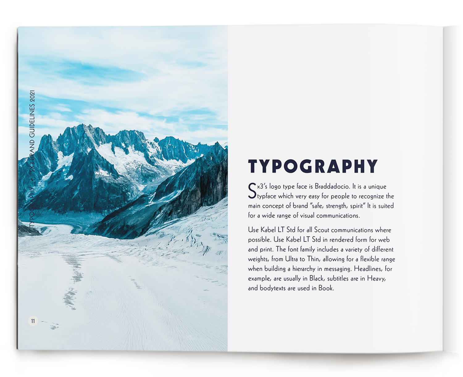 Sx3 Brand Guidelines: Typography